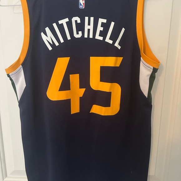 Donovan Mitchell Utah Jazz Jersey - Navy and Yellow - Picture 2 of 3